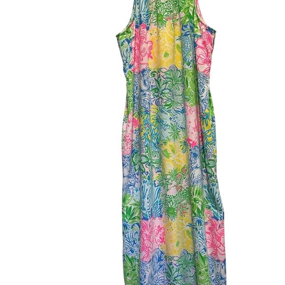 Lilly Pulitzer **RARE* Cheek to Cheek Limited Edition Shawn Maxi Dress Petite M - Picture 4 of 13